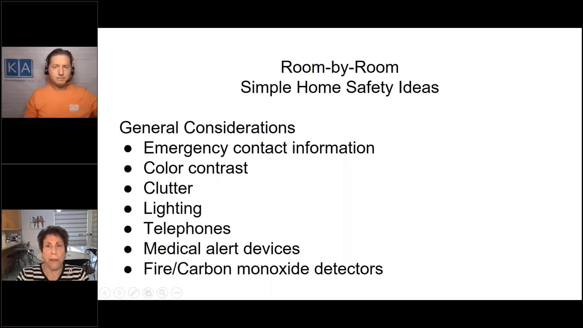 Knowledgeable Aging - Simple Fixes for Home Safety