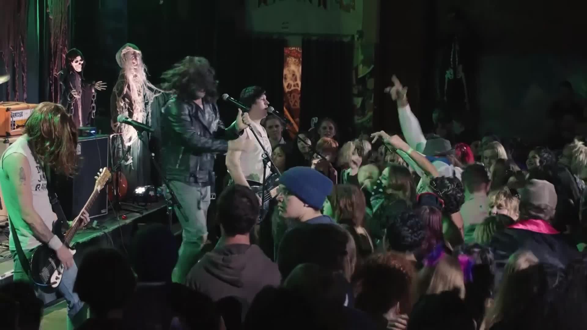 Onstage with Jim and Tom