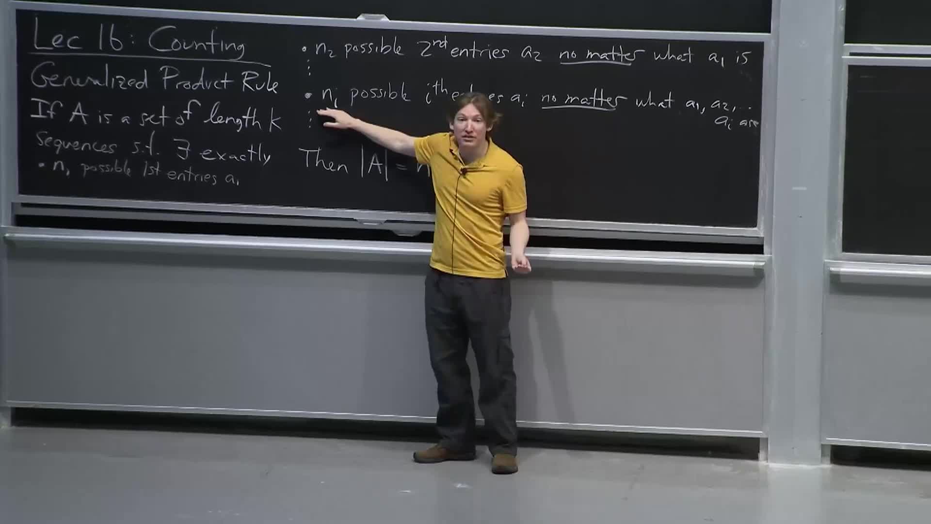 MIT - Lecture 16: Counting Techniques