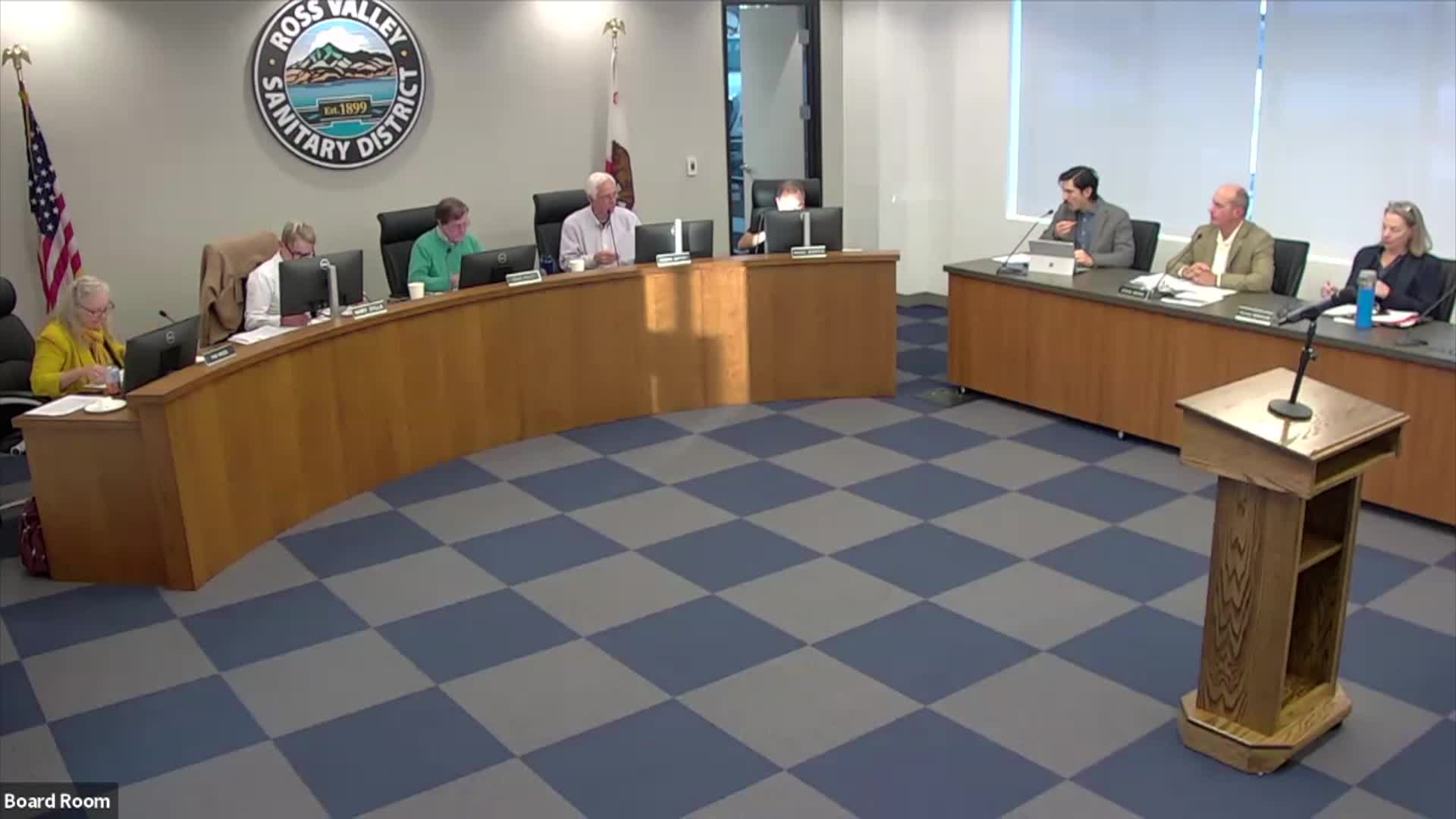 Ross Valley Sanitary District Mtg. - 10-15-25