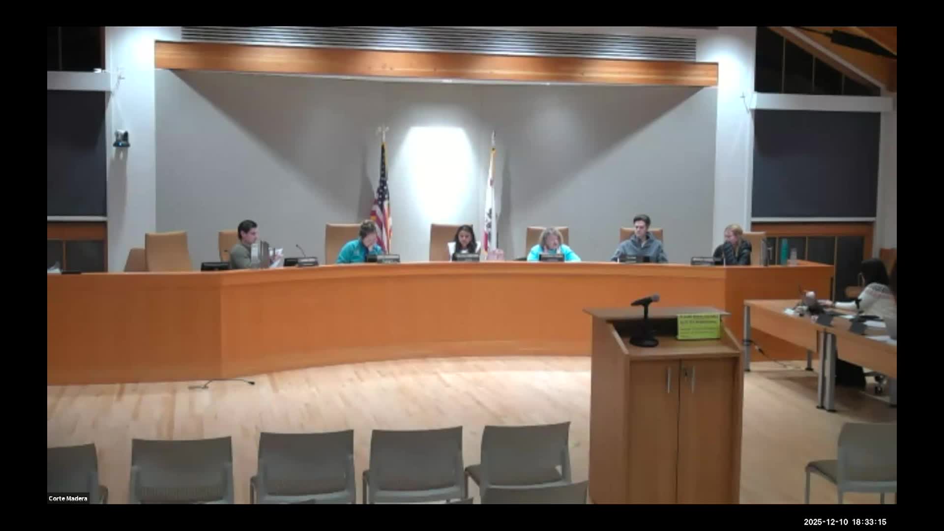 Corte Madera Park and Rec. Comm. - 12-10-25