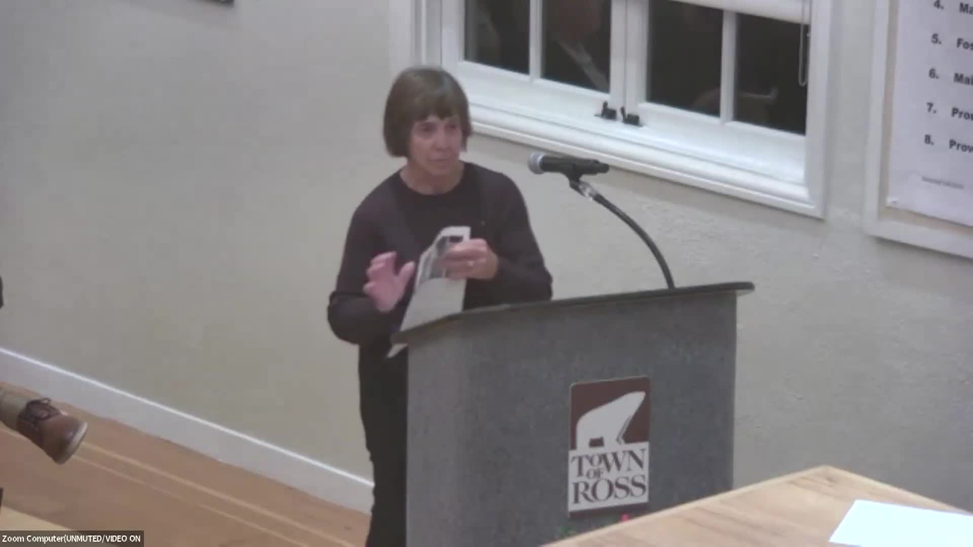 Ross Town Council Meeting - 12-11-25