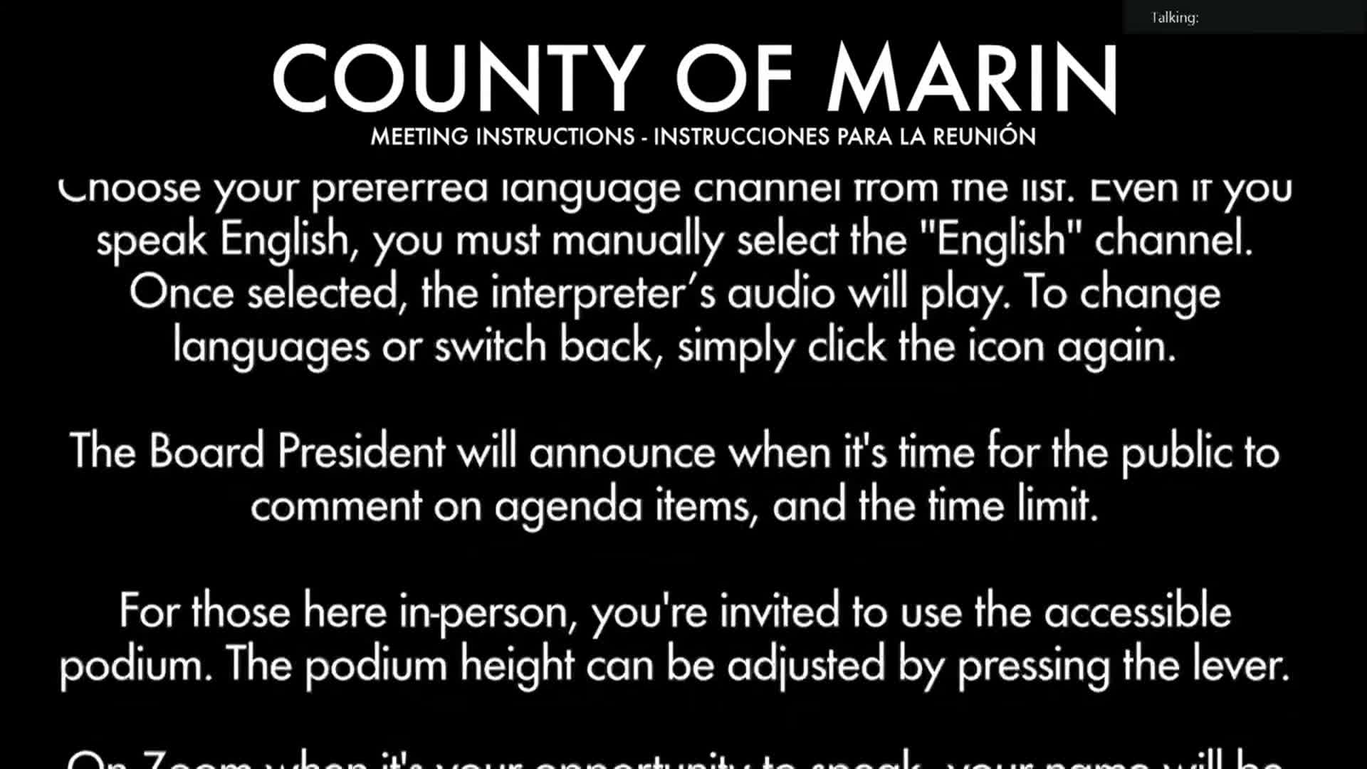 Marin County BOS Meeting - 12-16-25