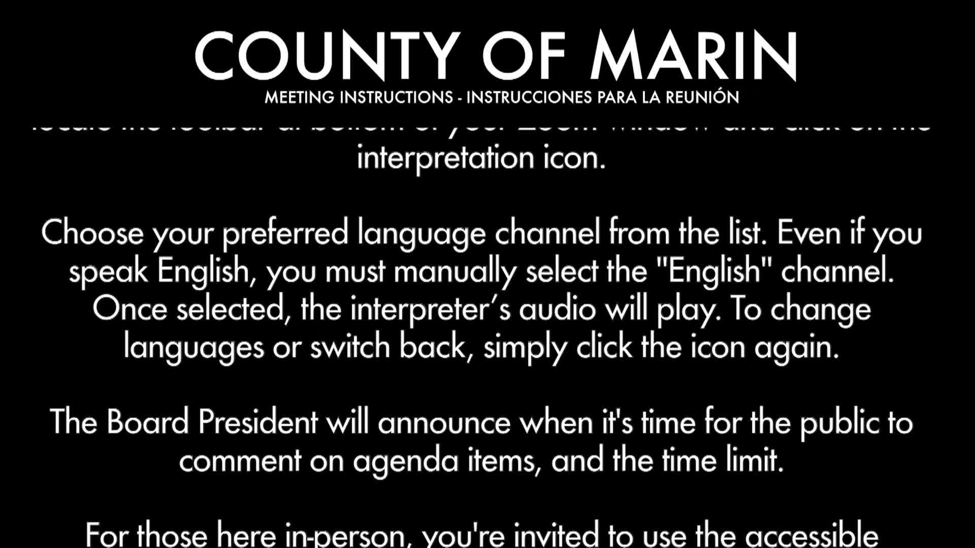 How to Participate in the Board of Supervisor Meeting via Zoom