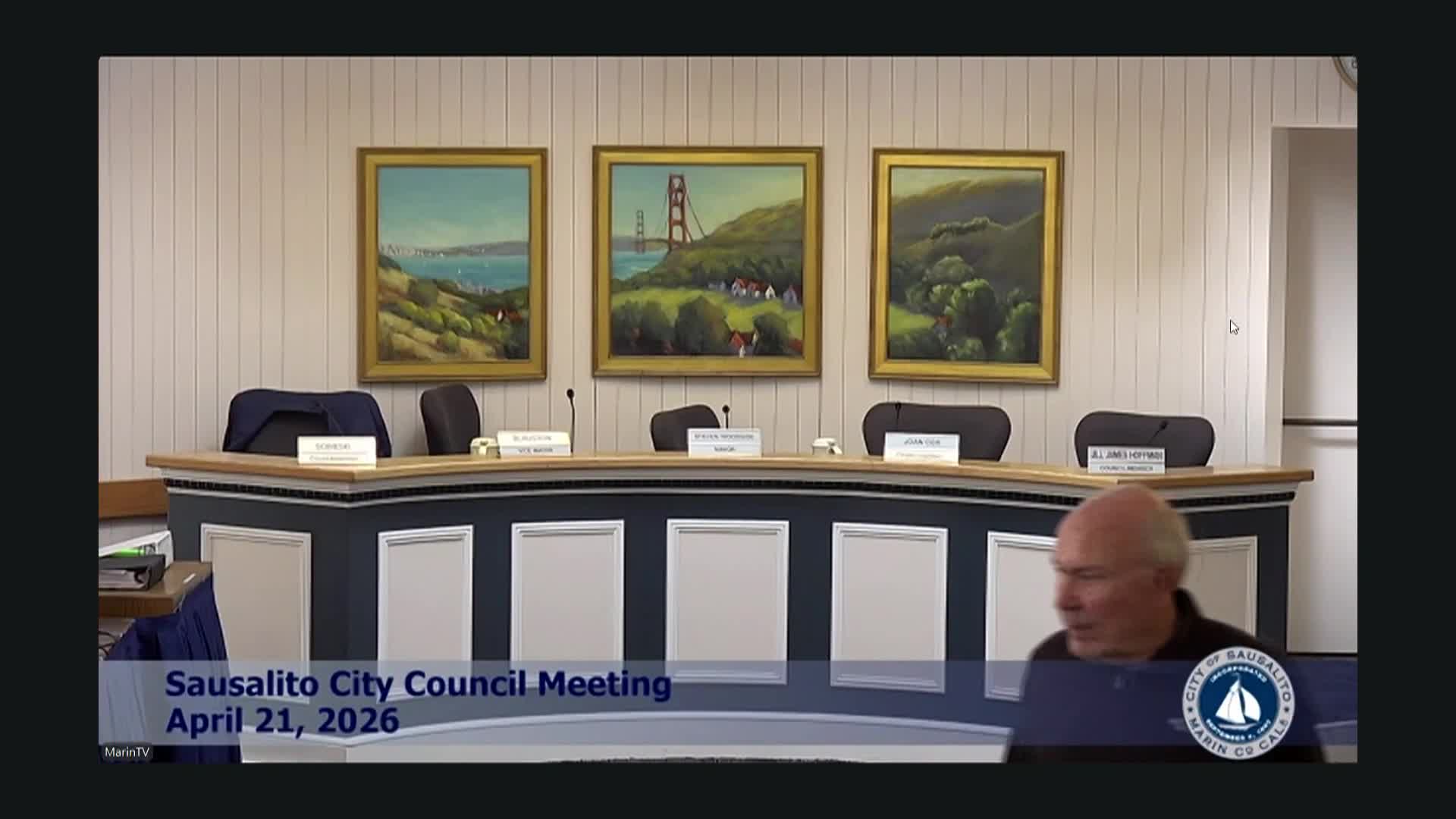 Sausalito City Council Meeting - 4-21-26