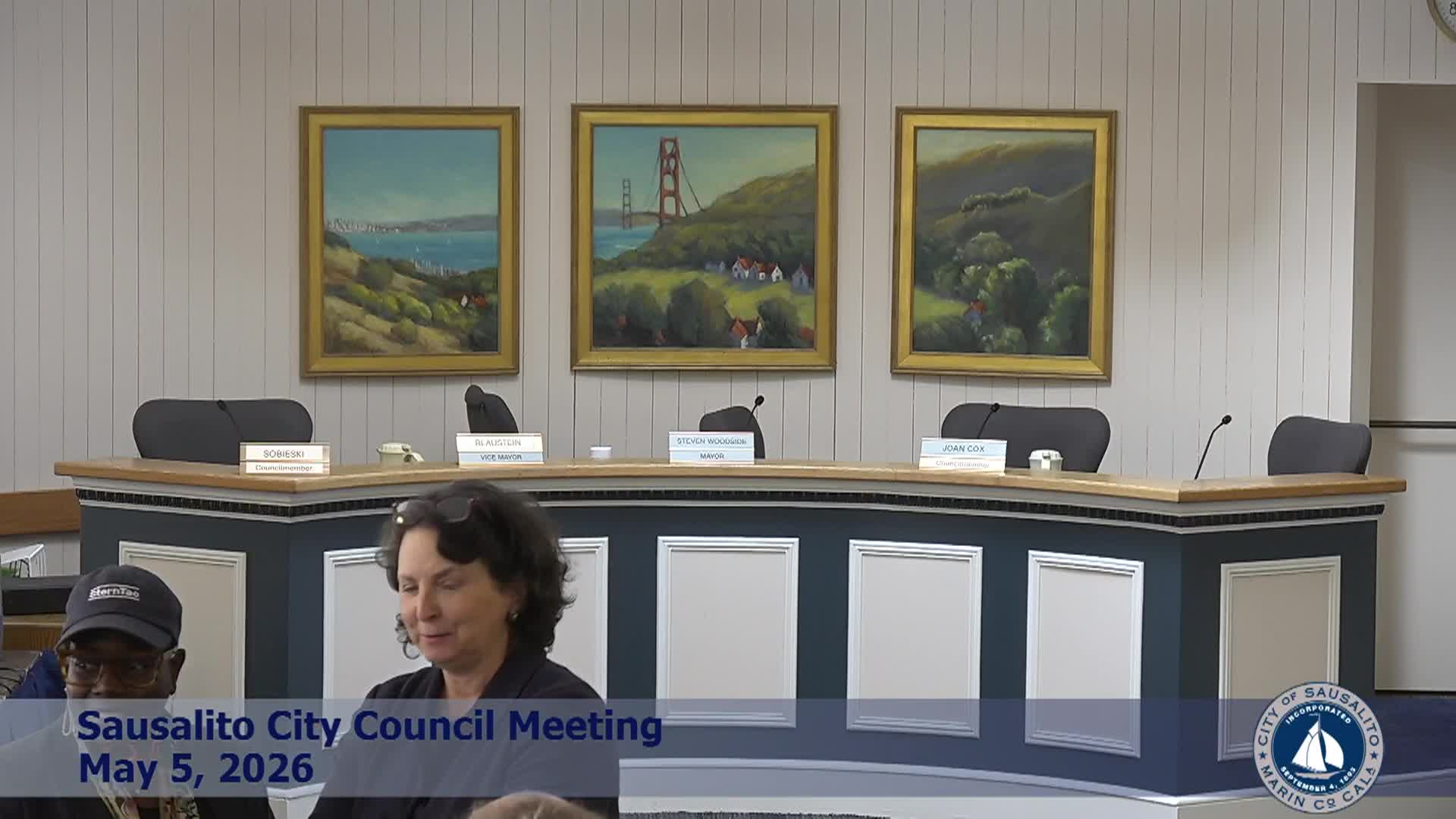 Sausalito City Council Meeting - 5-5-26