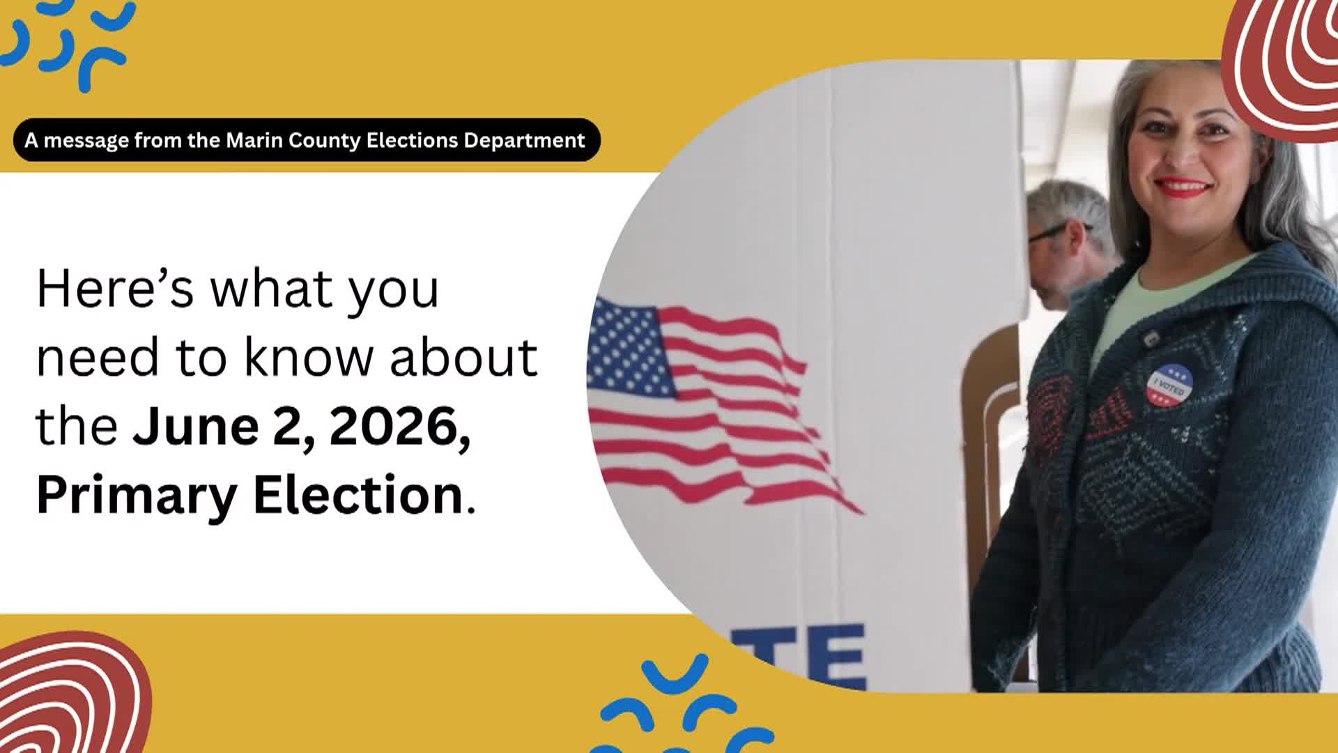 Marin Votes - 6-2-26 - Primary Election PSA - English