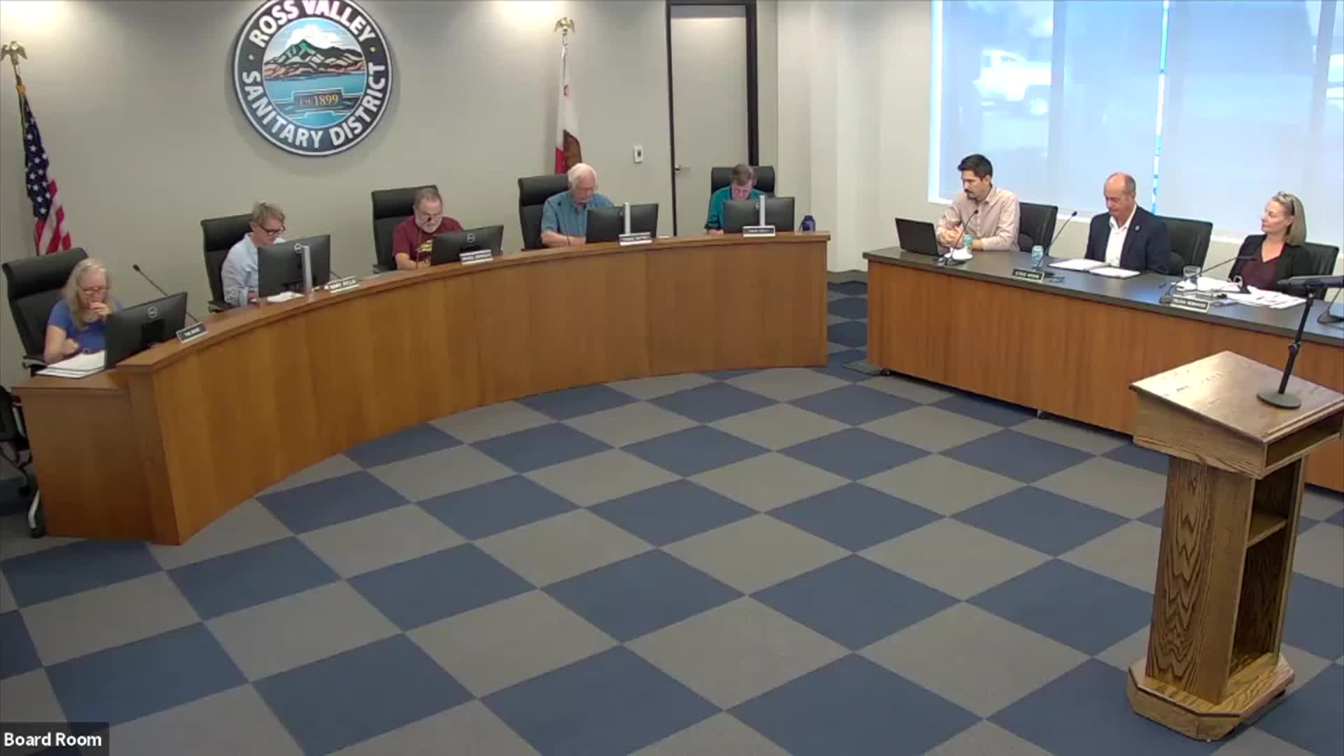 Ross Valley Sanitary District Mtg. - 7-15-26
