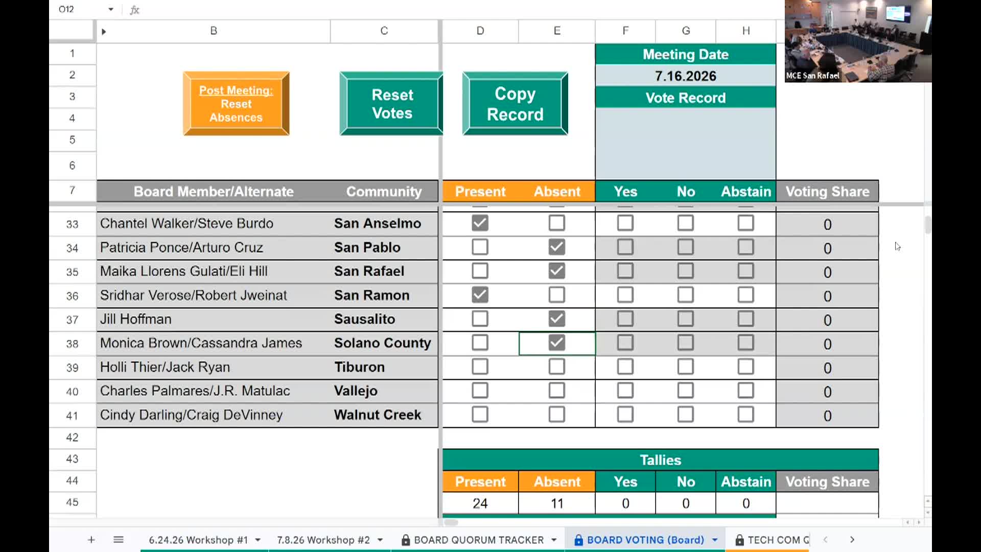 Marin Clean Energy Meeting - 7-16-26